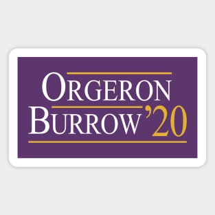 Orgeron Burrow ‘20 Magnet